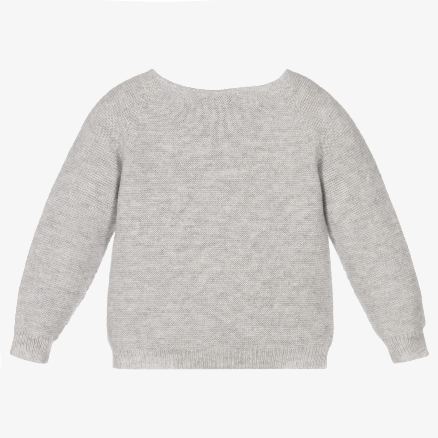 Wedoble Grey Cashmere Baby Cardigan 2 Wedoble Grey Cashmere Baby Cardigan - Image 2