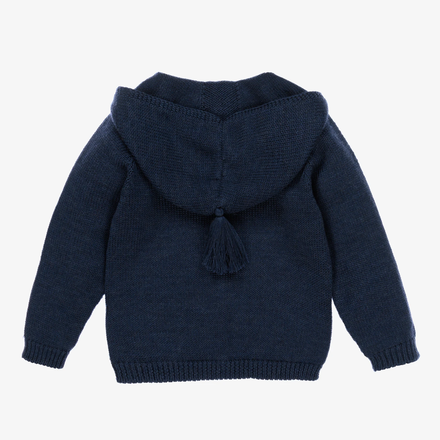 Wedoble Navy Blue Wool Cardigan 2 Wedoble Navy Blue Wool Cardigan - Image 2
