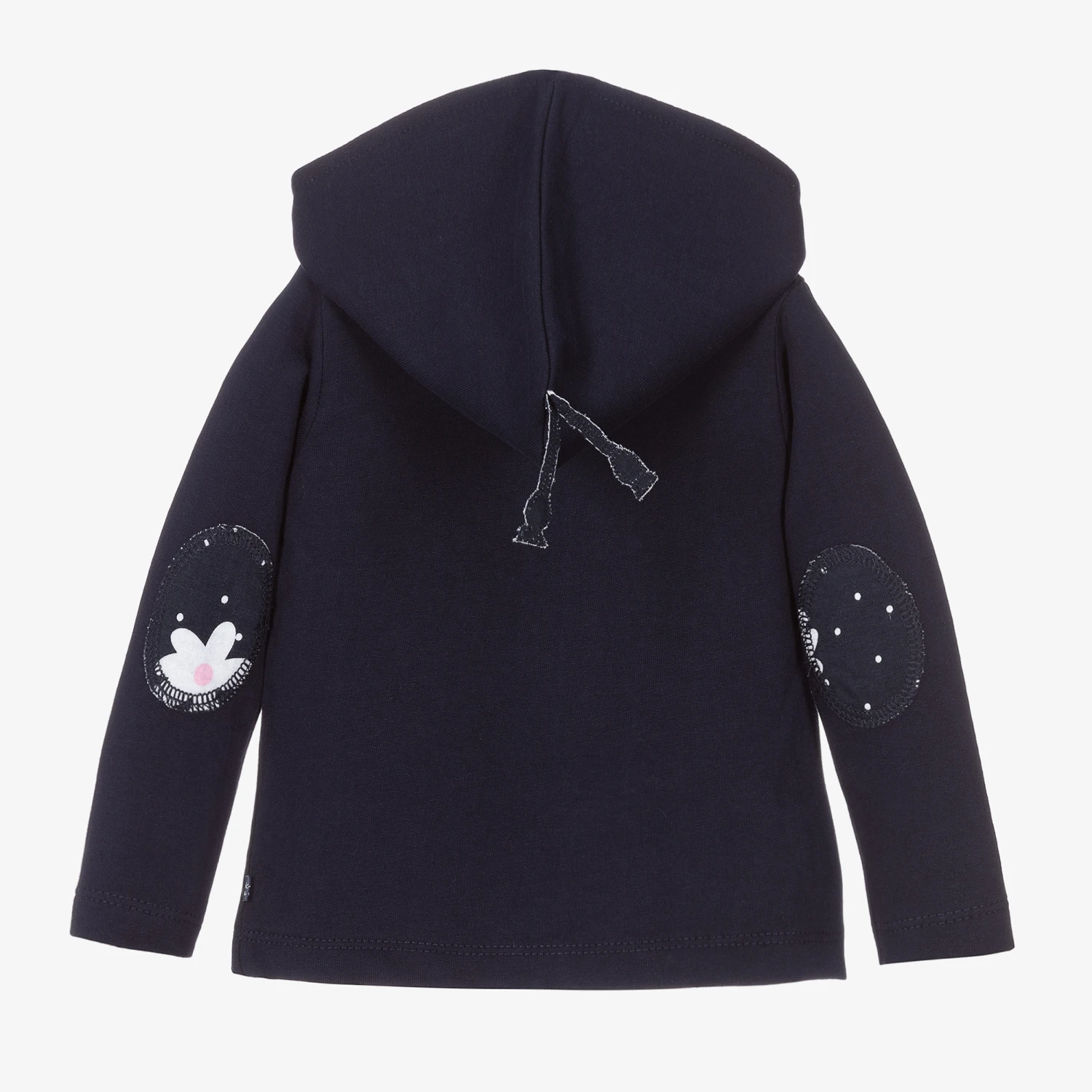 Week-end à La Mer Baby Girls Blue Zip-Up Top 2 Week-end à La Mer Baby Girls Blue Zip-Up Top - Image 2