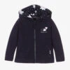 Week-end à La Mer Baby Girls Blue Zip-Up Top